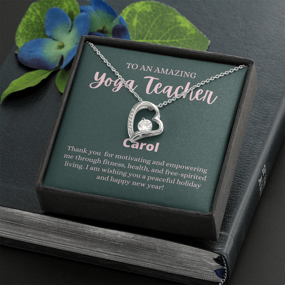 Yoga Teacher Gift | Gift for Yoga Teacher Necklace | A Truly Amazing Yoga Teacher Appreciation Gift