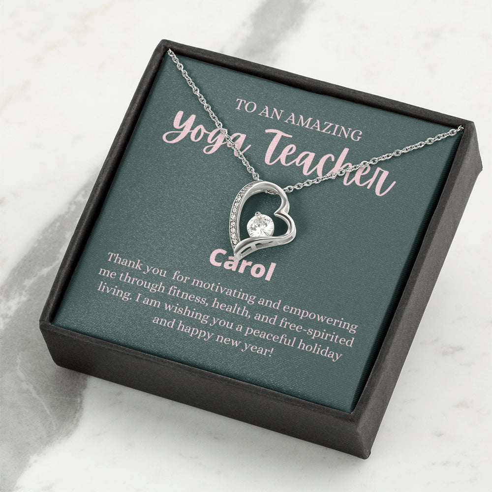 Yoga Teacher Gift | Gift for Yoga Teacher Necklace | A Truly Amazing Yoga Teacher Appreciation Gift
