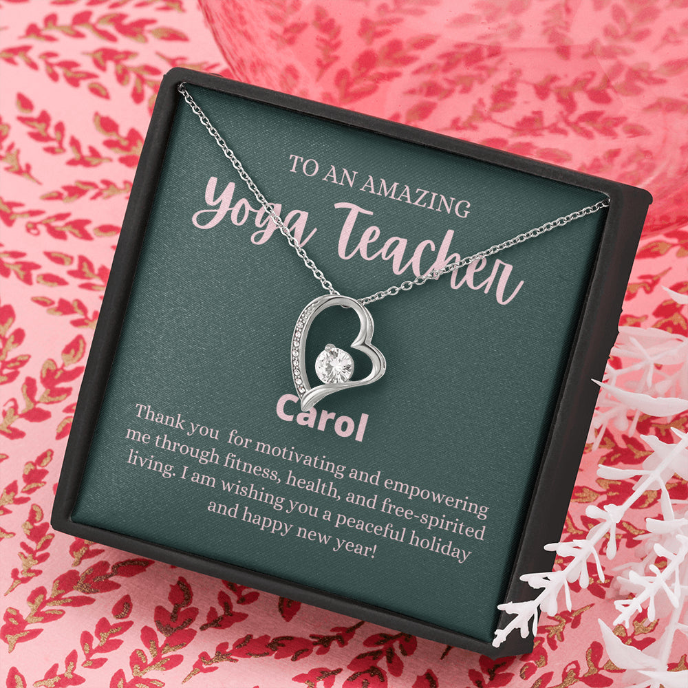 Yoga Teacher Gift | Gift for Yoga Teacher Necklace | A Truly Amazing Yoga Teacher Appreciation Gift