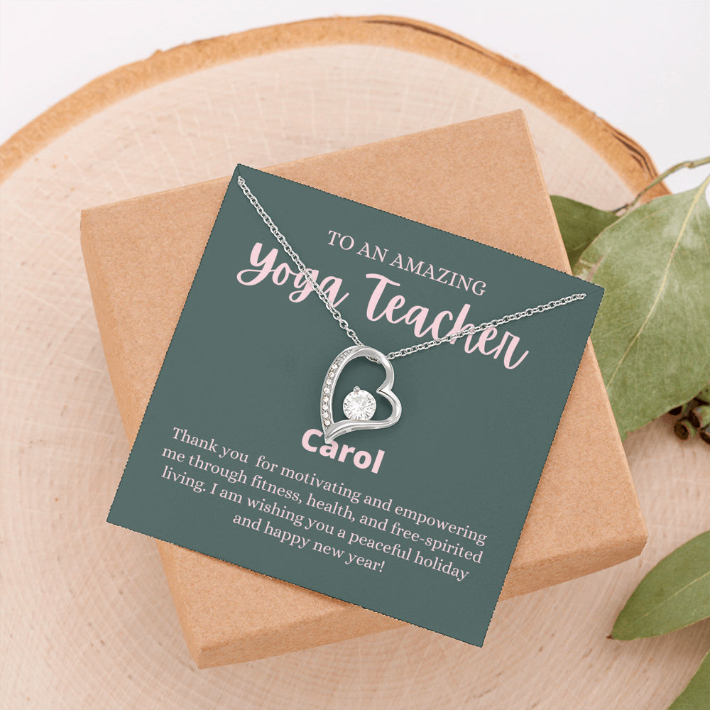 Yoga Teacher Gift | Gift for Yoga Teacher Necklace | A Truly Amazing Yoga Teacher Appreciation Gift
