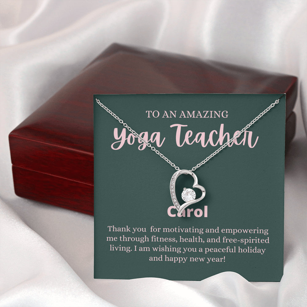 Yoga Teacher Gift | Gift for Yoga Teacher Necklace | A Truly Amazing Yoga Teacher Appreciation Gift