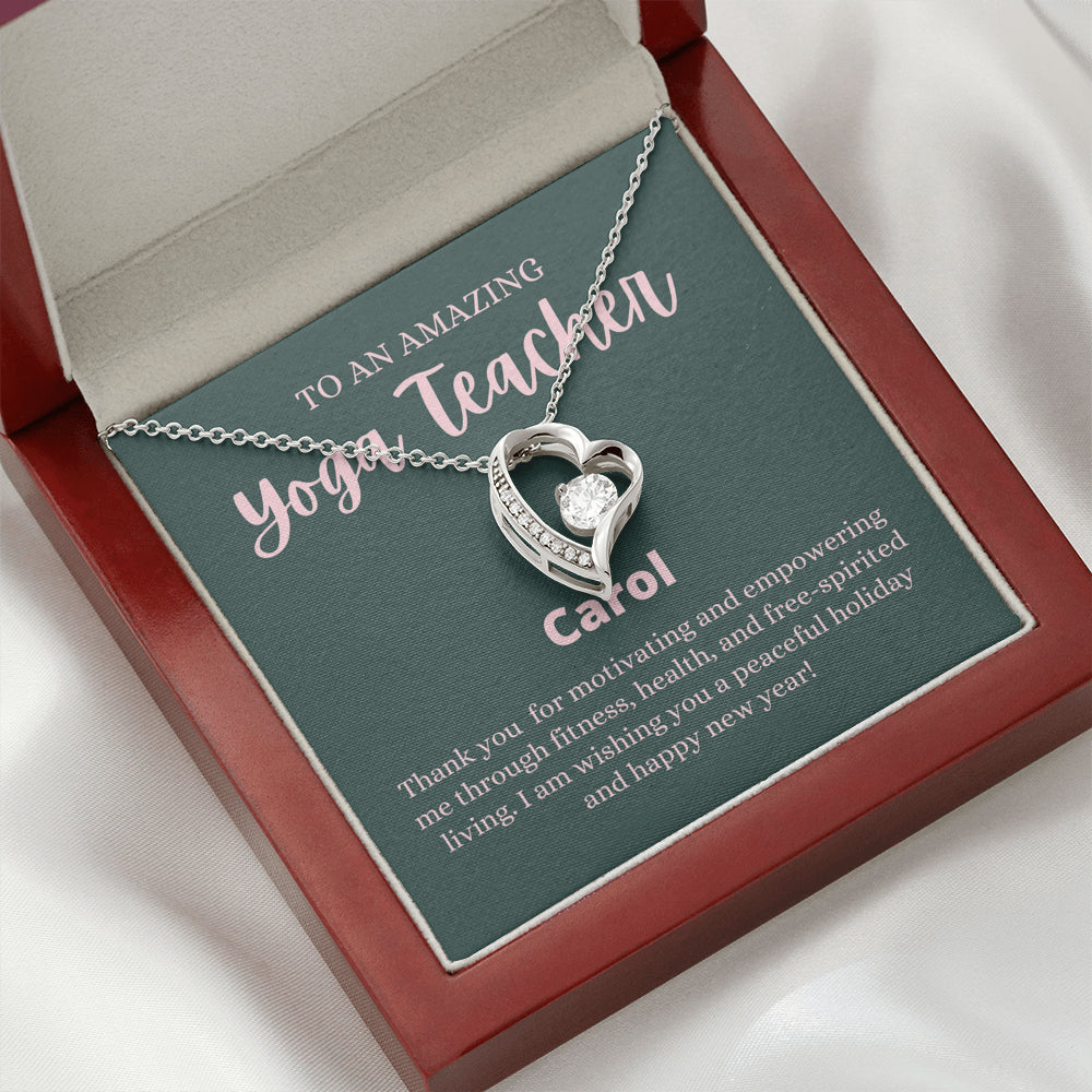 Yoga Teacher Gift | Gift for Yoga Teacher Necklace | A Truly Amazing Yoga Teacher Appreciation Gift