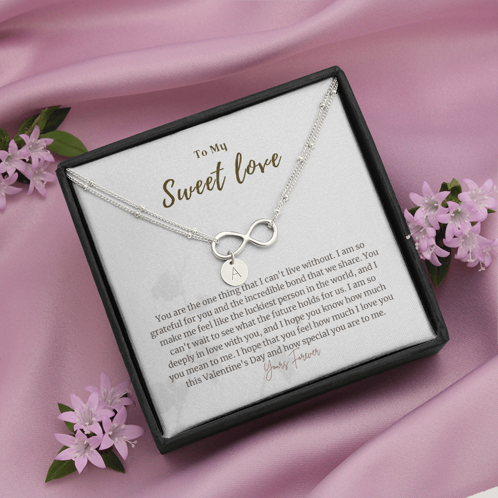 Soulmate Valentines day Message 13 Infinity Bracelet