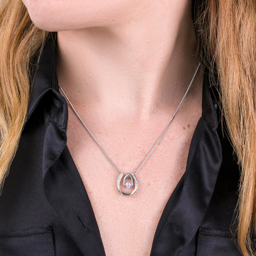 86th Birthday Gift for Mom U Shape Necklace