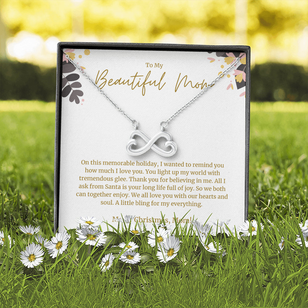 Infinity Necklace, Christmas Gift for Mom, Mom Birthday Gift, Gift for Mom, Mom Gift Idea, Best Mom Present