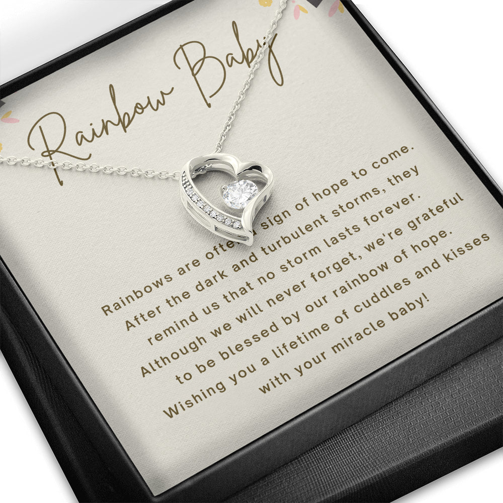 Rainbow Baby Love Necklace