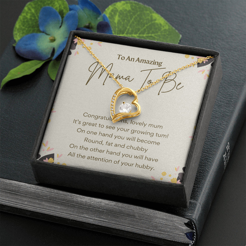 To An Amazing Mom to be Love Necklace