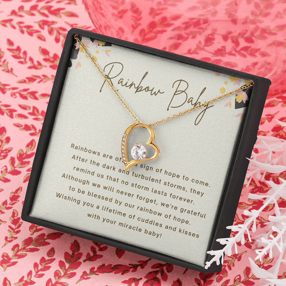 Rainbow Baby Love Necklace