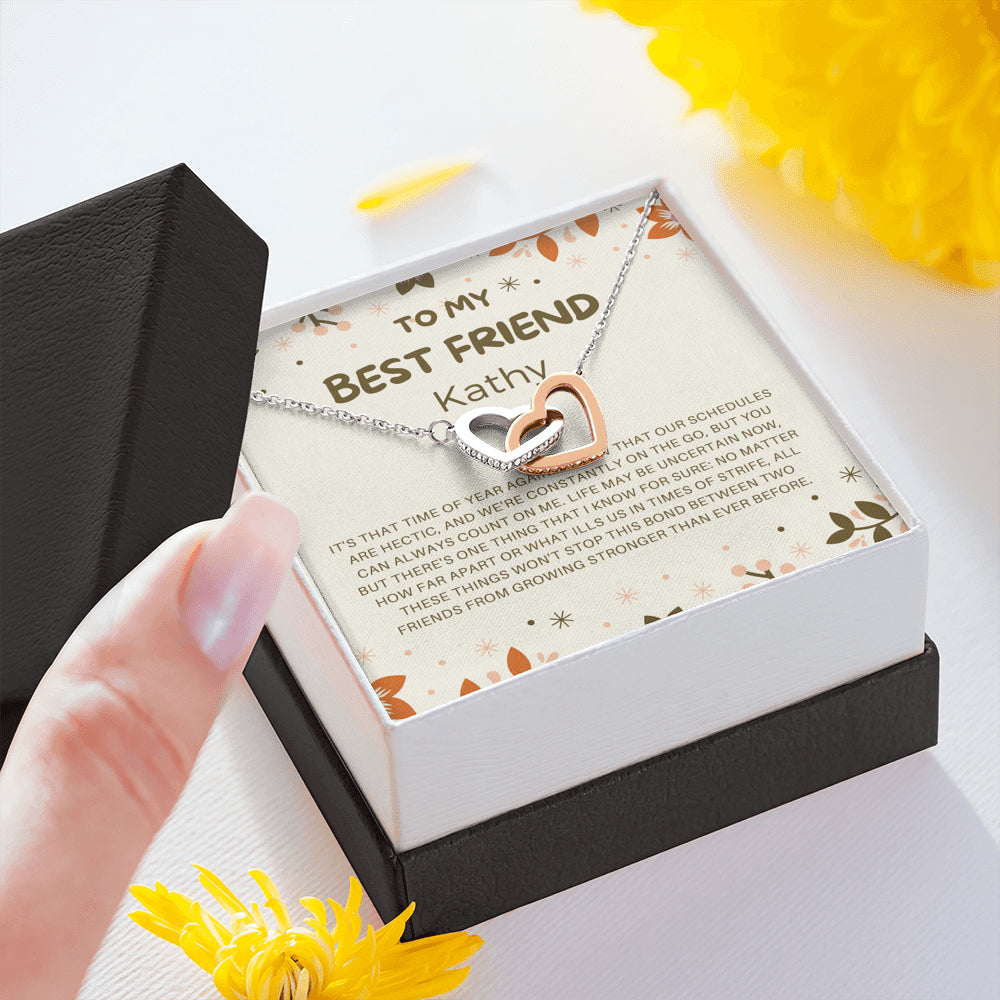 Christmas Gift for Best Friend: Present, BFF , Best Friend Gift Jewelry, Friends Forever, Xmas Gift, Holiday Gift