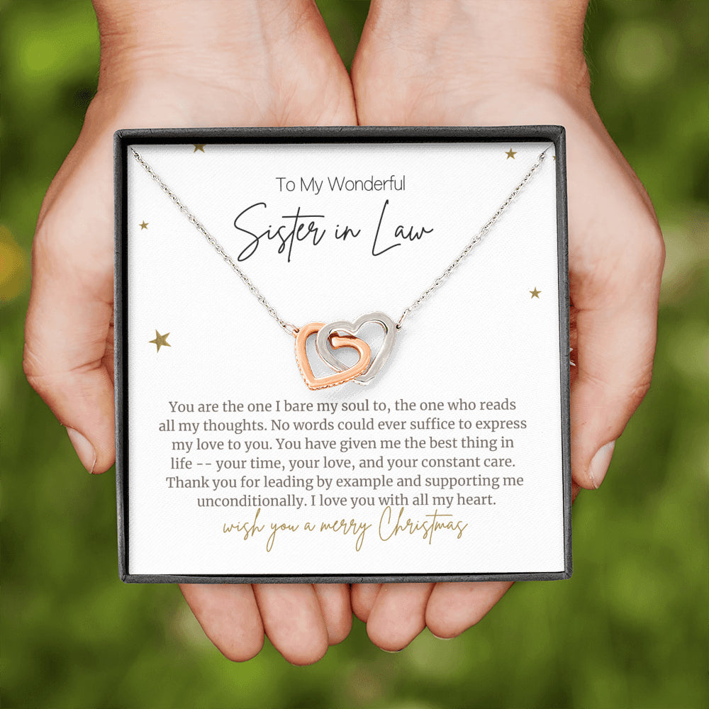 Christmas Gift for Sister In Law Interlocked Necklace