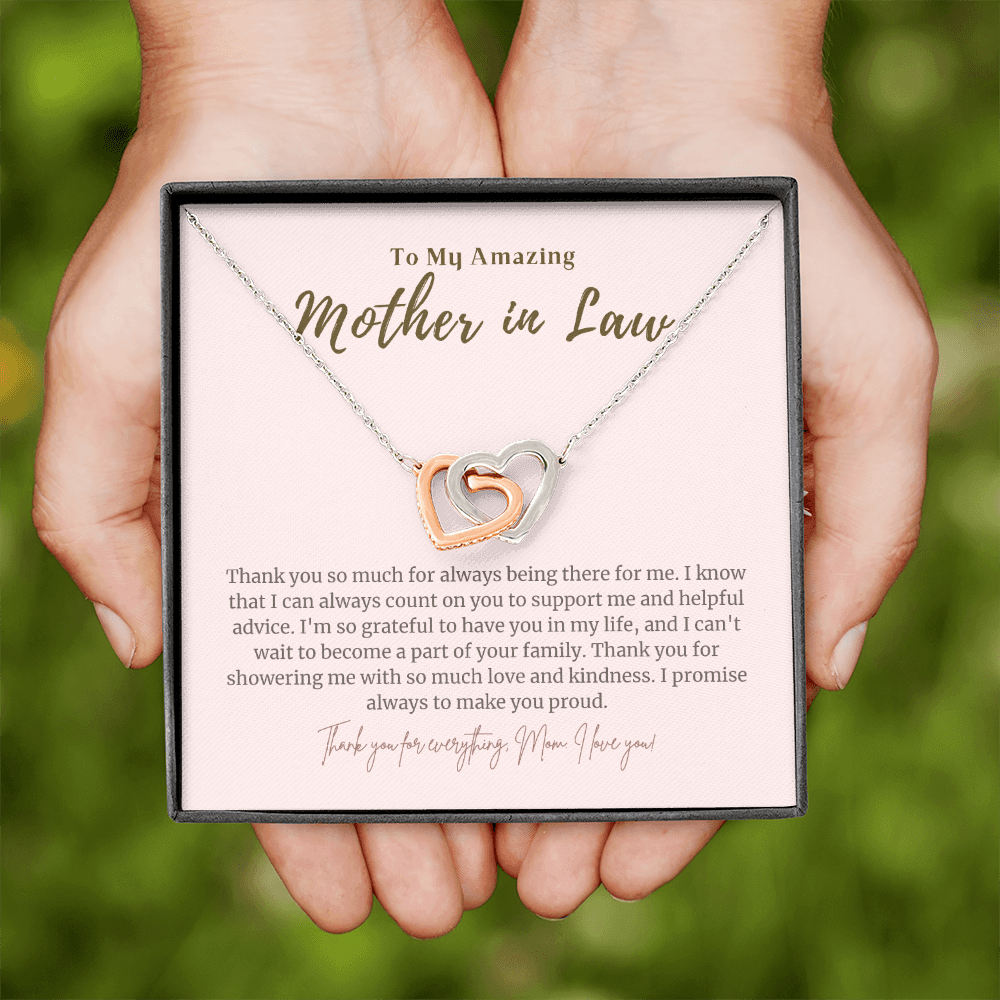 Mother in Law Gift from Daughter in Law 11 Interlocked Necklace