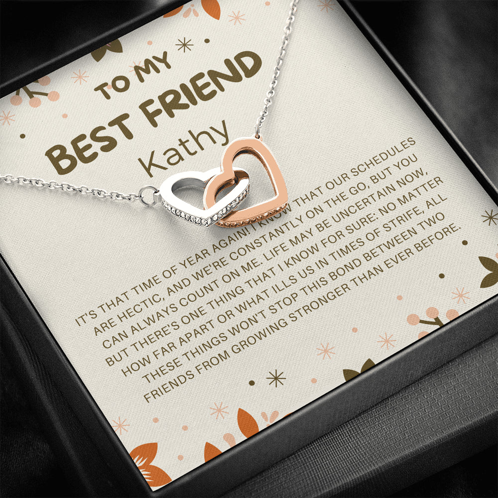 Christmas Gift for Best Friend: Present, BFF , Best Friend Gift Jewelry, Friends Forever, Xmas Gift, Holiday Gift