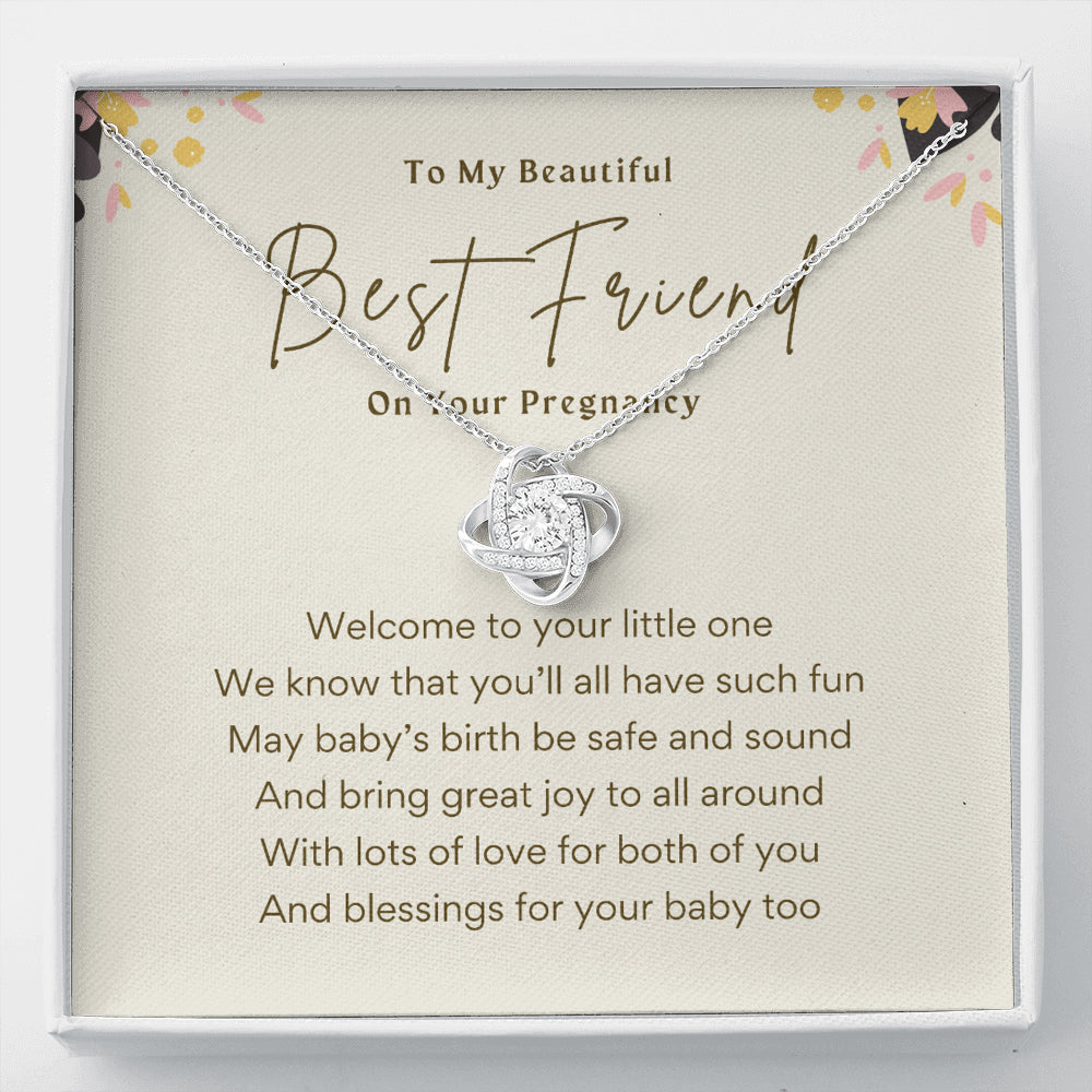 Best friened 5 Love Knot Necklace