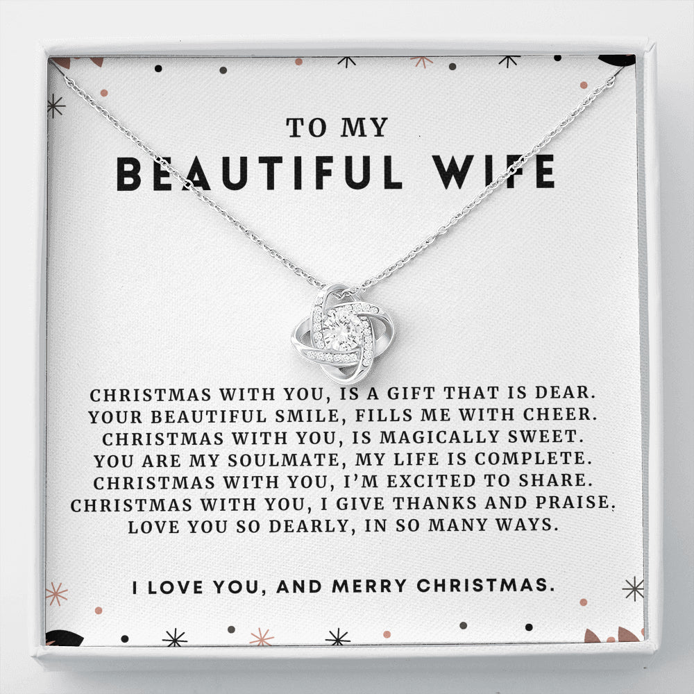 To My Beautiful Wife Christmas Gift