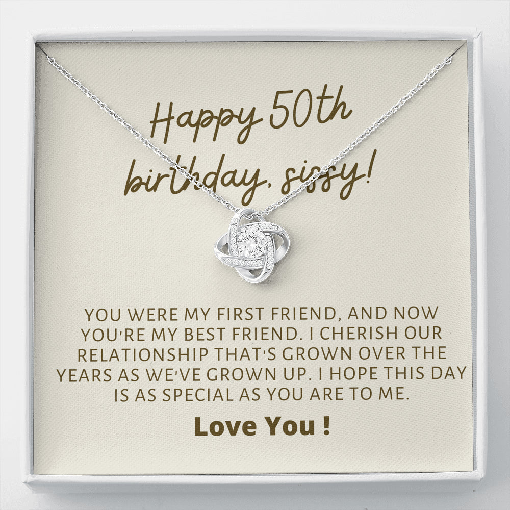 Gift to Sister on her 50th Birthday