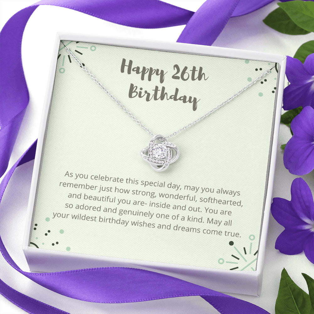 z0io3-rc9s3-001 Love Knot Necklace