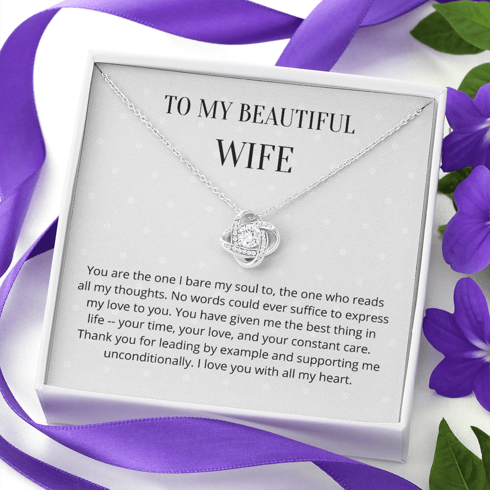 Wife Valentine Gift, Valentine Gift for Wife from Husband, Mother's Day Gift for Wife Necklace