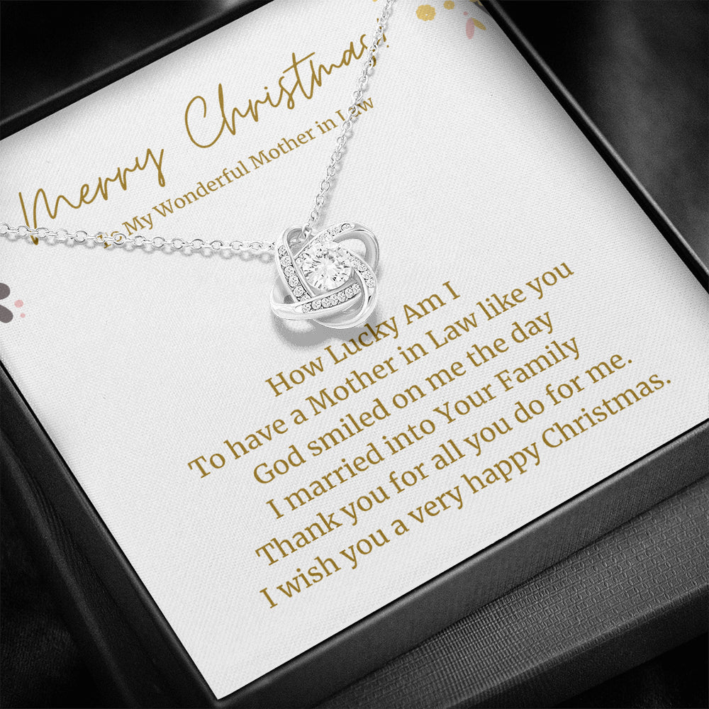 Mother in Law 3 Love Knot Necklace