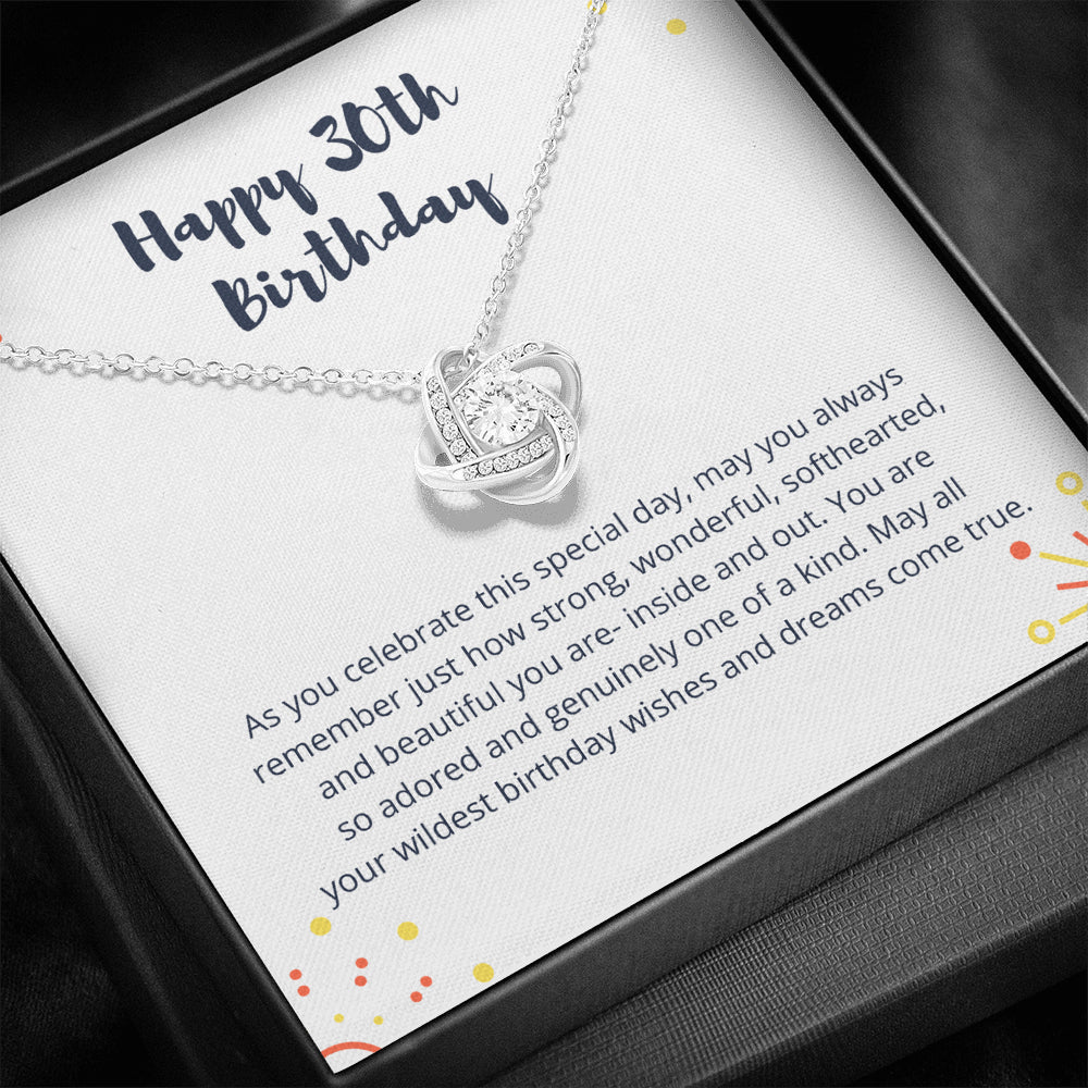 3d9pp-evpyh-001 Love Knot Necklace