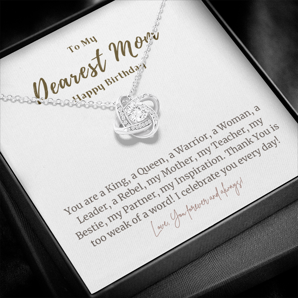 To My Dearest Mom Birthday Gift - A Loving jewelry Gift  from Daughter/ Son on Mom's Birthday