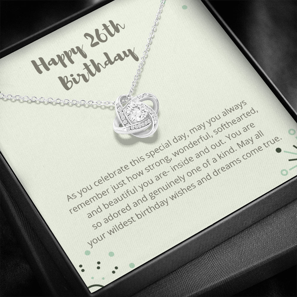 z0io3-rc9s3-001 Love Knot Necklace