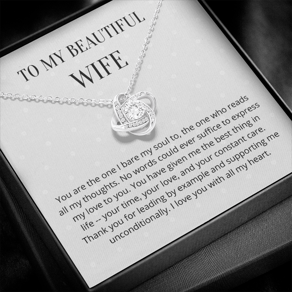 Wife Valentine Gift, Valentine Gift for Wife from Husband, Mother's Day Gift for Wife Necklace