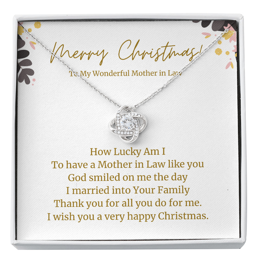 Mother in Law 3 Love Knot Necklace