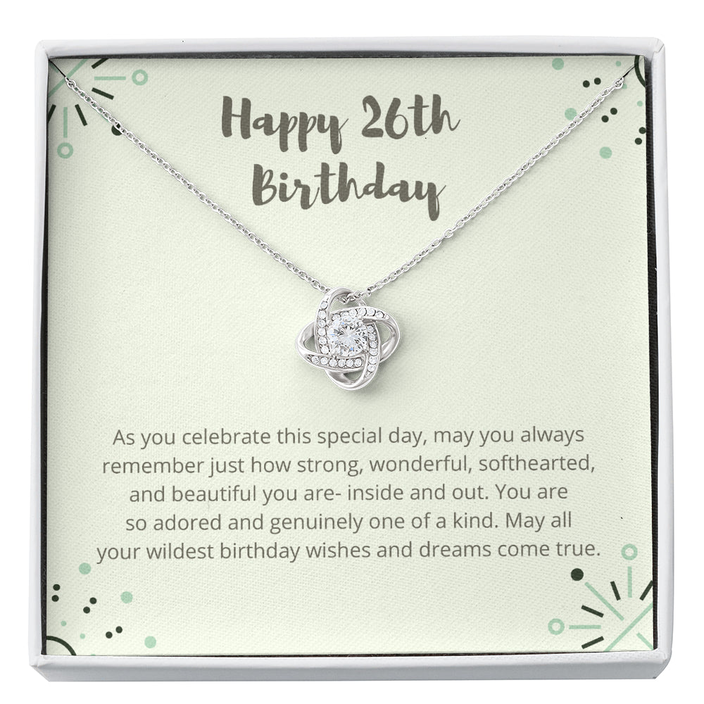 z0io3-rc9s3-001 Love Knot Necklace