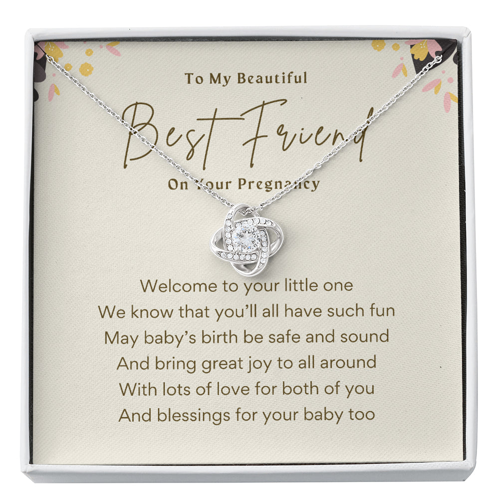 Best friened 5 Love Knot Necklace