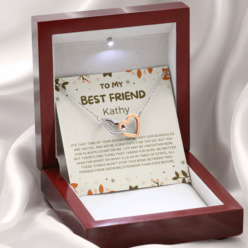 Christmas Gift for Best Friend: Present, BFF , Best Friend Gift Jewelry, Friends Forever, Xmas Gift, Holiday Gift