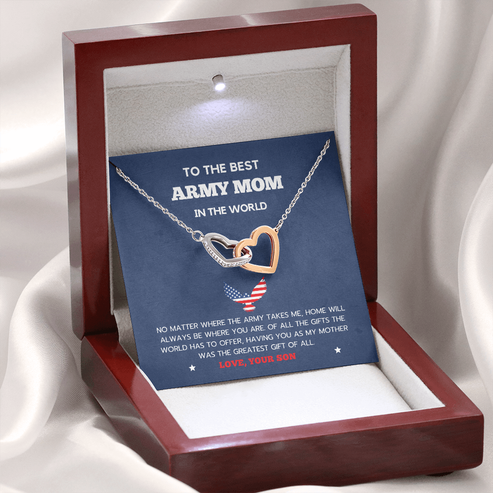 Gift For Army Mom, Soldier Mom Necklace, Son To Mom Gift, Mother's Day Gift, Necklace for Military Mom, Military Mom Gift