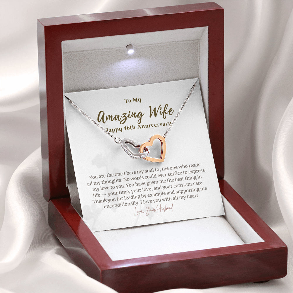 1d5r8-e85vp-031 Interlocked Necklace