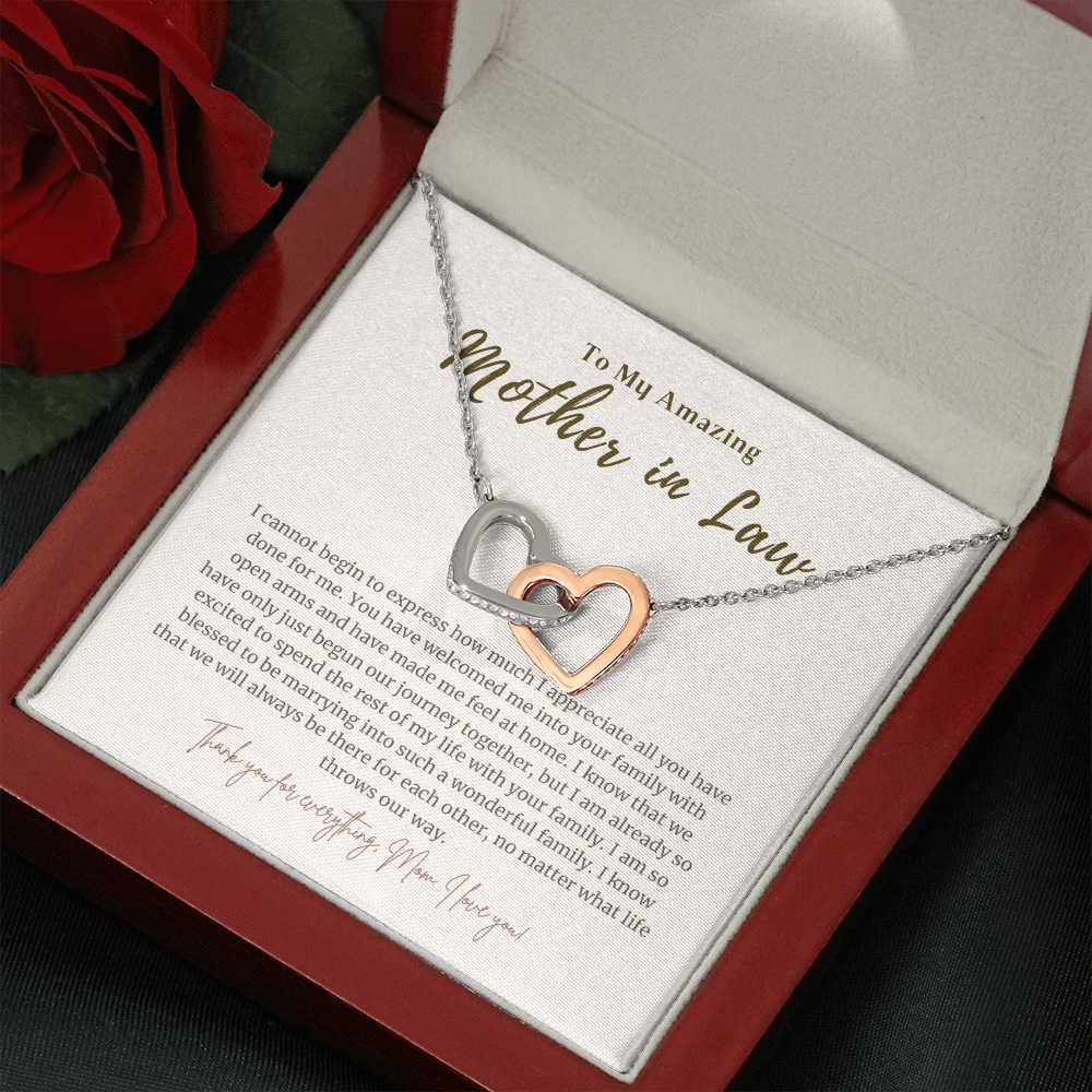 Mother in Law Gift from Daughter in Law 4 Interlocked Necklace