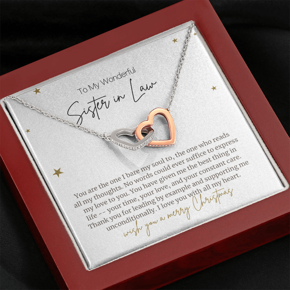 Christmas Gift for Sister In Law Interlocked Necklace