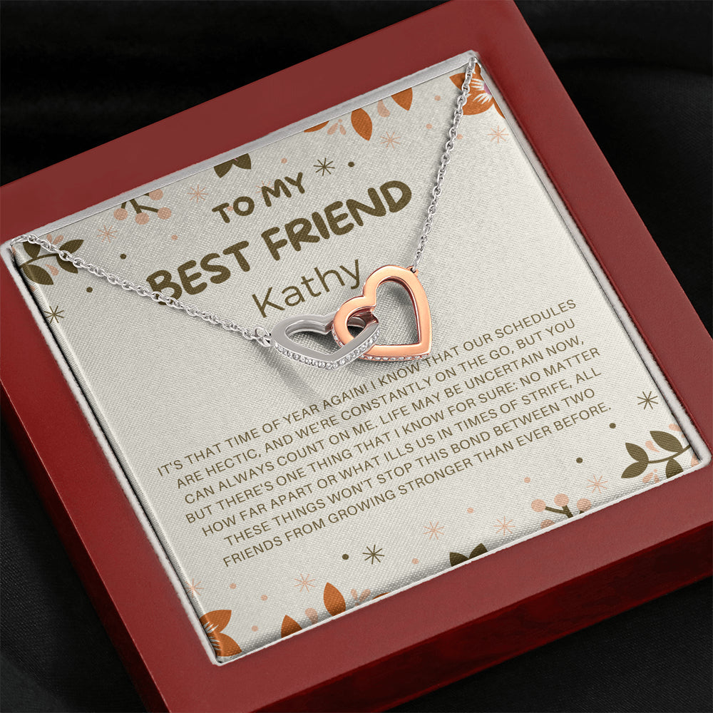 Christmas Gift for Best Friend: Present, BFF , Best Friend Gift Jewelry, Friends Forever, Xmas Gift, Holiday Gift