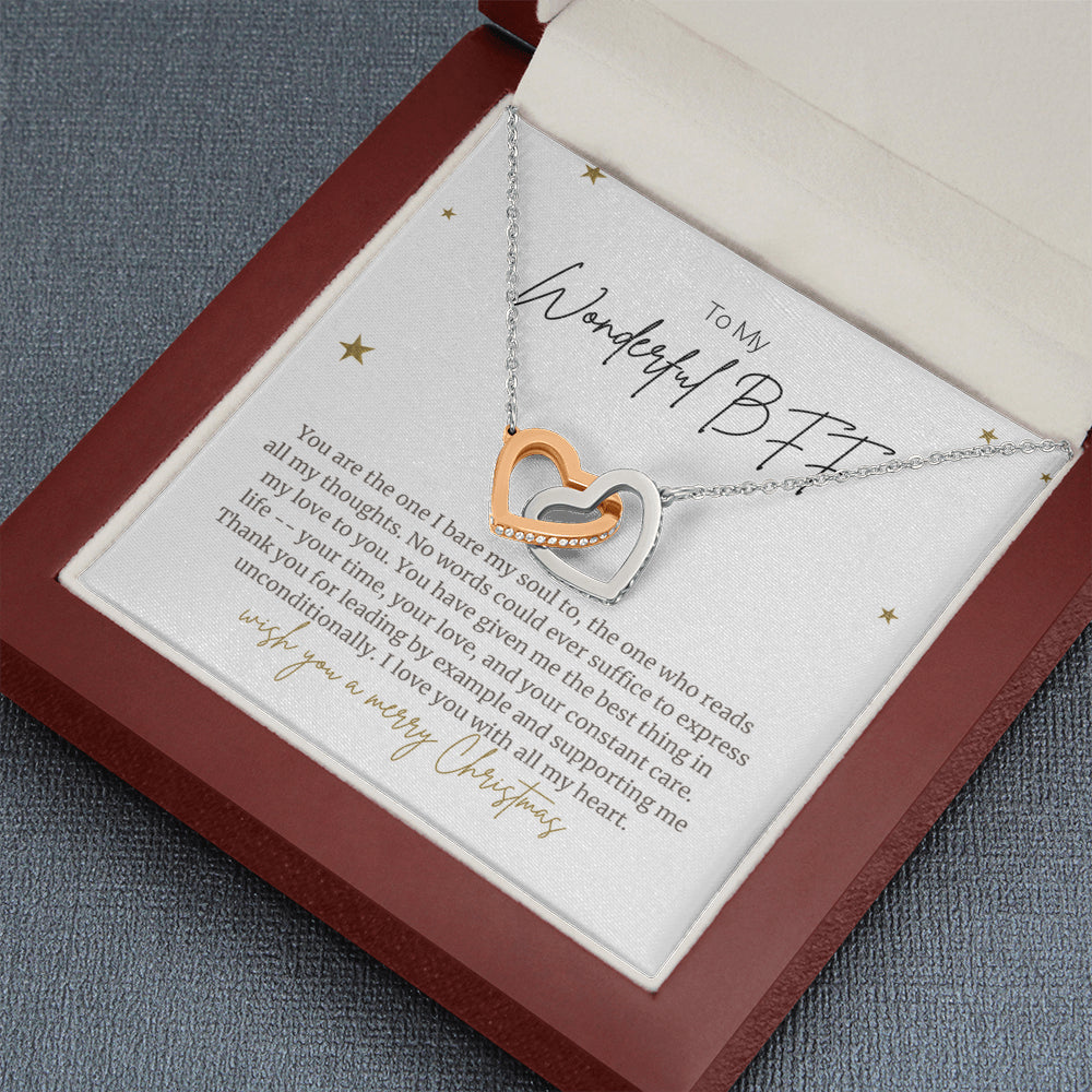 Christmas Gift for BFF Interlocked Necklace