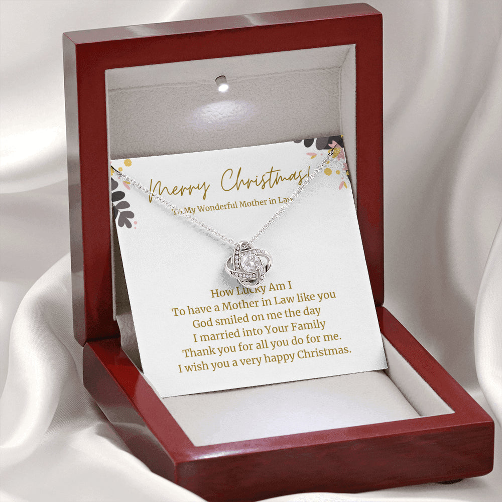 Mother in Law 3 Love Knot Necklace