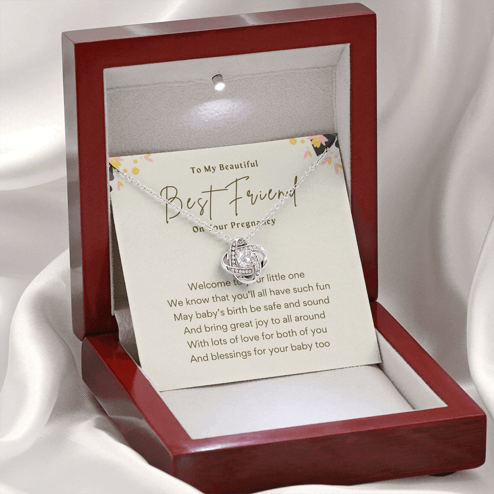 Best friened 5 Love Knot Necklace
