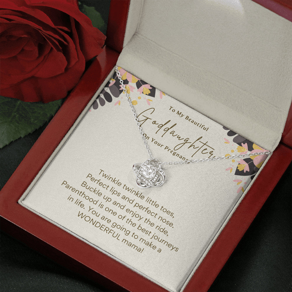 Goddaughter Love Knot Necklace