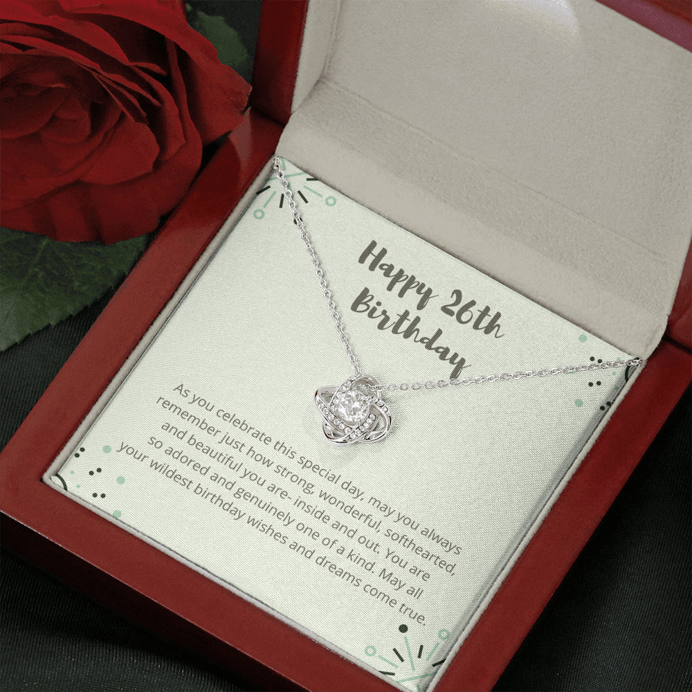 z0io3-rc9s3-001 Love Knot Necklace