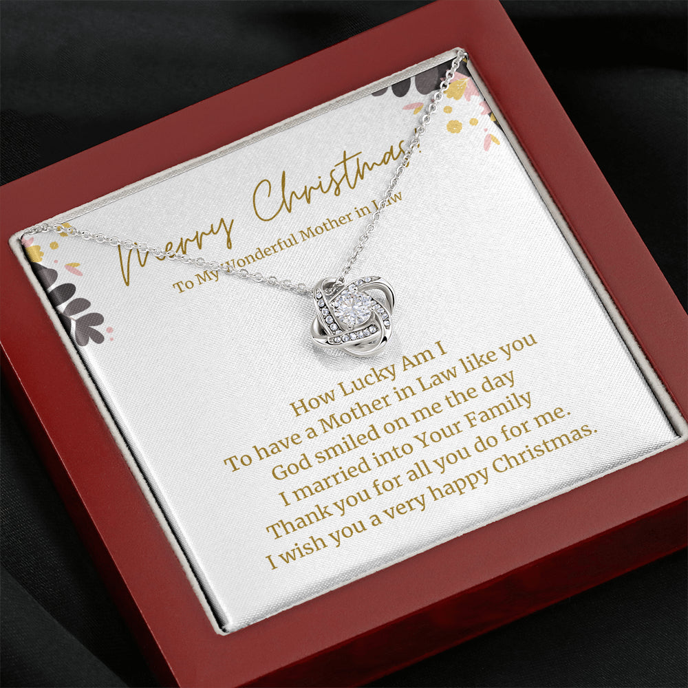 Mother in Law 3 Love Knot Necklace