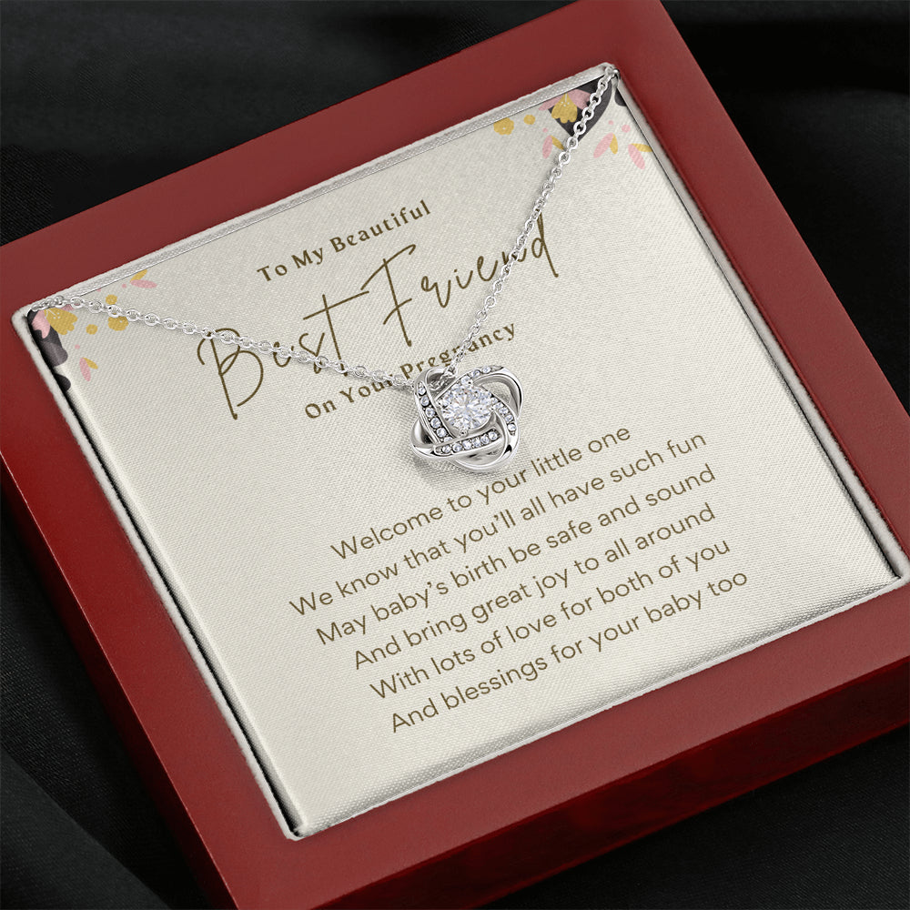 Best friened 5 Love Knot Necklace